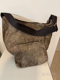 Borbonese - Borsa Luna Bag (Hobo) in Camoscio O.P.