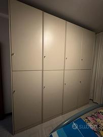 Armadio bianco Salvarani 8 ante