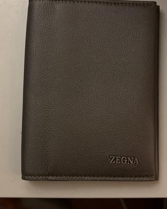 CUSTODIA PER PASSAPORTO CONTANTI E CARTE ZEGNA