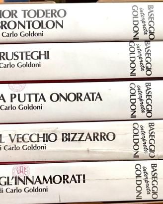Lotto 5 VHS Goldoni con Cesco Baseggio