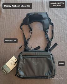 borsa Osprey Archeon Chest Rig col. Nero *NEW