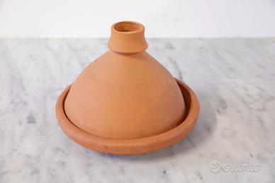 Tajine marocchino in terracotta naturale – Ø 24 cm
