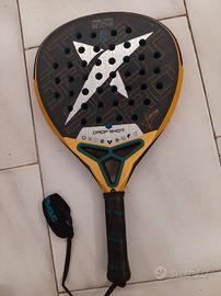 Racchetta padel drop shot nuova con custodia