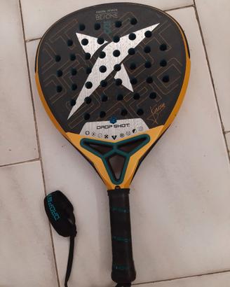 Racchetta padel drop shot nuova con custodia