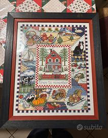 Times to remember (punto croce a mano)