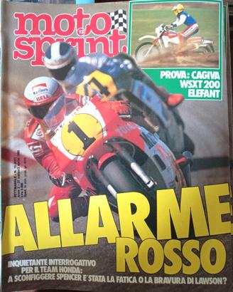 Rivista MOTOSPRINT numero 13 del 1985