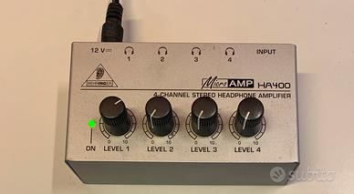 Amplificatore Cuffie Behringer MicroAmp HA400