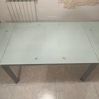 TAVOLO VETRO TEMPERATO ALLUNGABILE