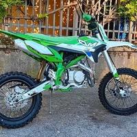 PITBIKE THUNDER 125cc ruote 17/14 VERDE