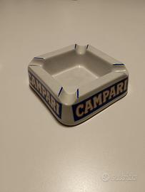 CAMPARI POSACENERE CERAMICA PUBBILICITARIO ANNI 70