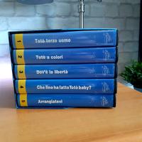 Cofanetto 5 vhs toto' video electronics