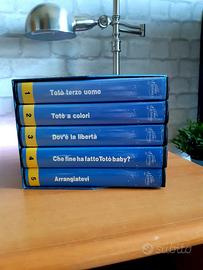 Cofanetto 5 vhs toto' video electronics