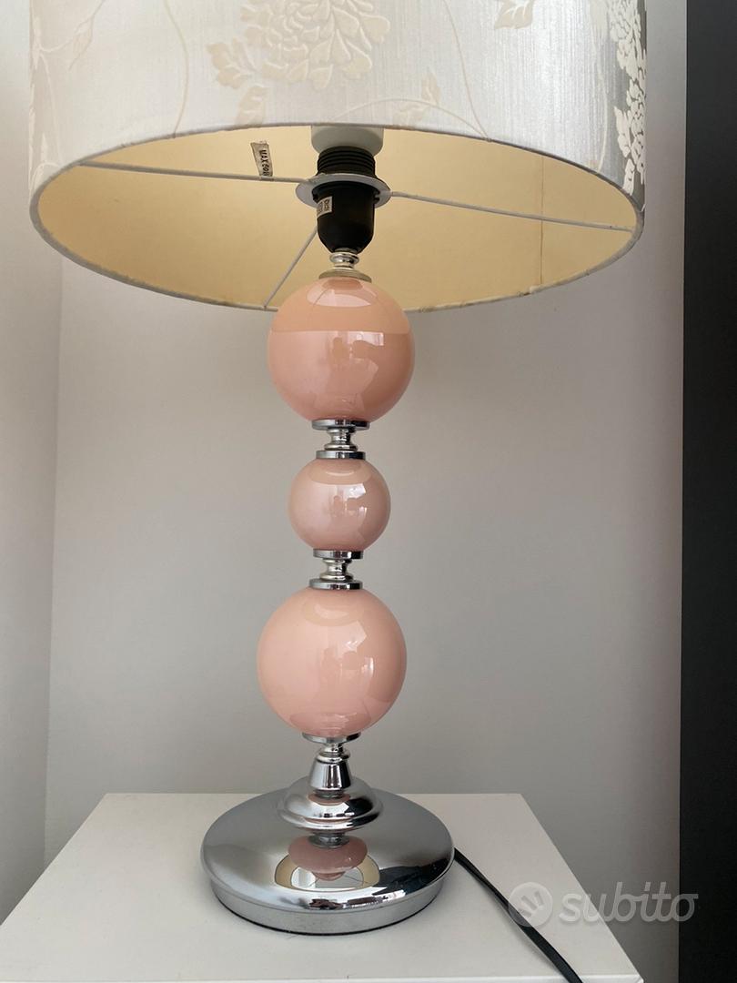 abat jour elegante rosa lampada - Arredamento e Casalinghi In vendita a  Salerno