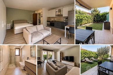 MONOLOCALE CON GIARDINO-  OSTIA