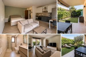 MONOLOCALE CON GIARDINO-  OSTIA