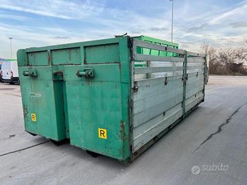 CONTAINER SCARRABILE USATO A PIANALE CON SPONDE