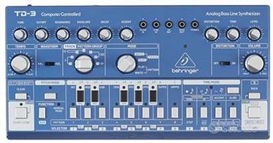 Sintetizzatore Analogico Behringer TD-3 BU Blue