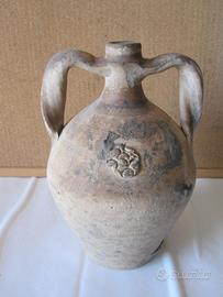 Anfora antica Sicilia in terracotta bummulu vaso