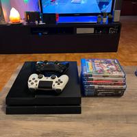 Ps4 500 gb + 2 joystick + giochi