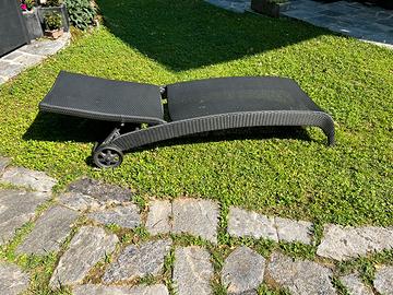 Lettino da giardino