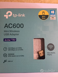 TP-Link Archer T2U AC600 Adattatore USB WiFi