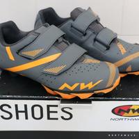 Scarpe MTB Northwave grigio/arancione