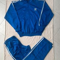 Tuta Completa Adidas Vintage Anni ’80 Blu tg.M