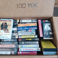 100 videocassette VHS film in italiano