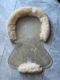 Sottosella in gel con finiture in pelle