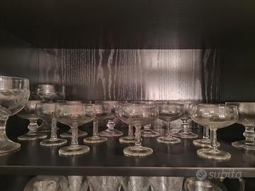 set 8 coppe champagne e 6 coppe gelato