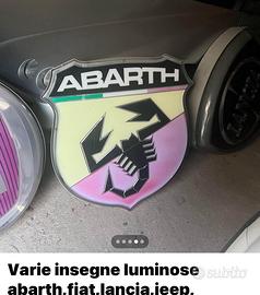 Insegne luminose abart/lancia/jeep