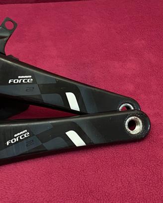Guarnitura pedivelle Sram 11 v Force 22 / red