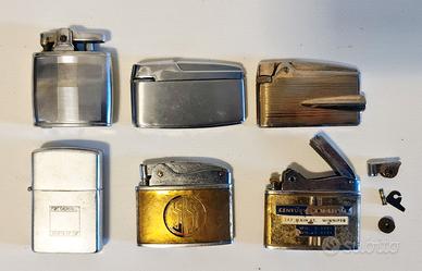 LOTTO SEI ACCENDINI VINTAGE RONSON ZENITH GYMA