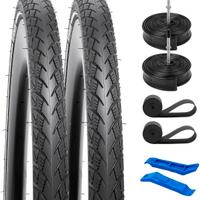 pneumatici 700x32C con camere FV60 e accessori 28'