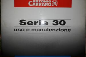 Libretti trattore carraro 30
