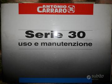 Libretti trattore carraro 30