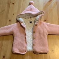 Giacca cardigan rosa neonata bimba 6 MESI