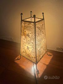 lampada da tavolo artigianale marocchina.