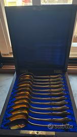 Set cucchiaini in argento - Confezione originale