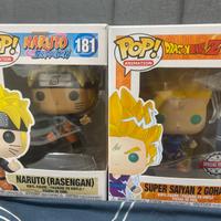 Collezione manga + Funko Pop Naruto e Gohan+goku