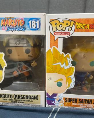 Collezione manga + Funko Pop Naruto e Gohan+goku