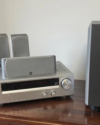 Home Theater JBL 5.1 + sintoamplificatore Kenwood