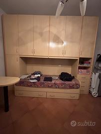 letto a ponte + scrivania