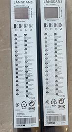 LÅNGDANS Tenda a rullo, grigio, 120x250 cm