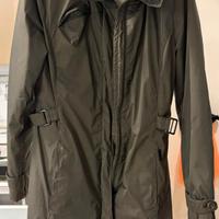 Woolrich cappotto taglia M Verde militare con pell