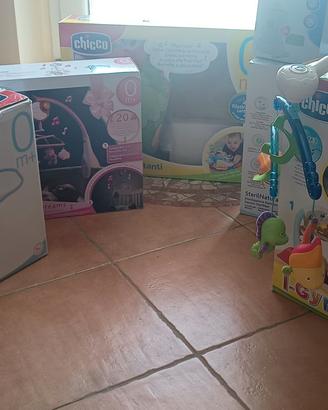Pesa, scalda e sterilizza biberon, giochi vari