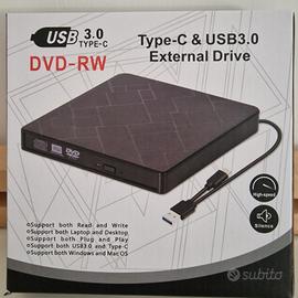 Masterizzatore esterno DVD-RW USB type C