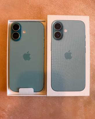 iPhone 16 128GB Verde Acqua – 93% Batteria – Perfe
