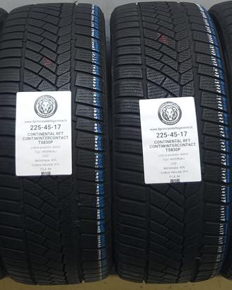 4 GOMME 225 45 17 CONTINENTAL RFT A64541