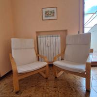 2 poltrone IKEA poang 